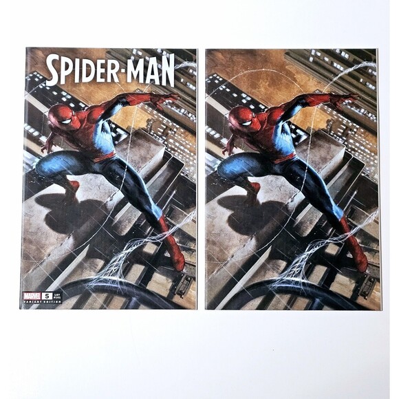 Spider-Man #5 Exclusive Trade Dress & Virgin Variant Gabriele Dell Otto 2023 - Picture 1 of 7